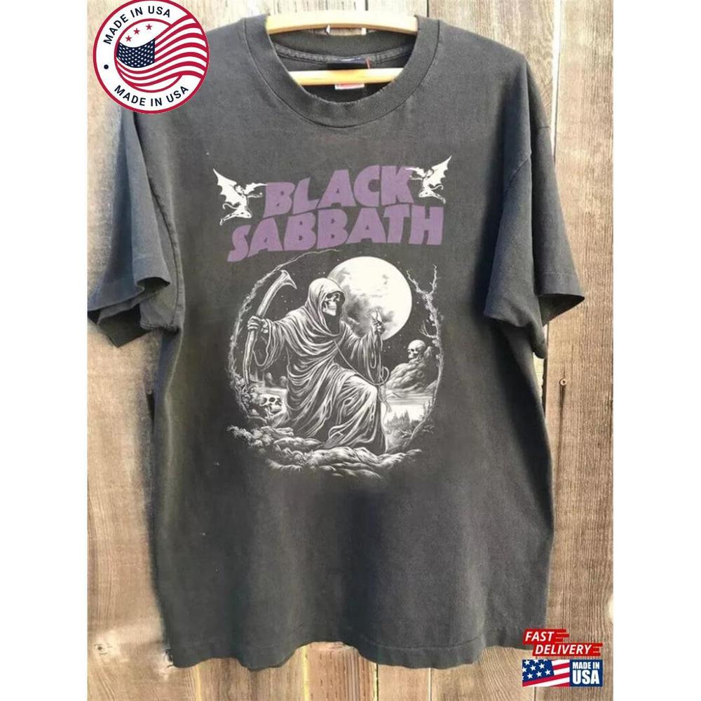 80's Black Sabbath Band Tee Heavy Metal Shirt Classic Unisex